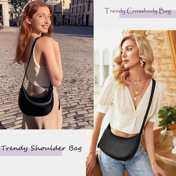 Elegant Raffia Rattan Crescent Bag - Lightweight & Stylish for Any Occasion - Picture 2 of 7